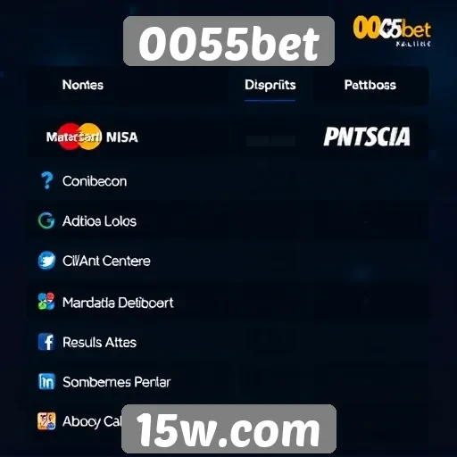 Métodos de pagamento disponíveis no 0055bet